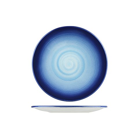 WELLINGTON ROUND COUPE PLATE OCEAN RAY 230mm