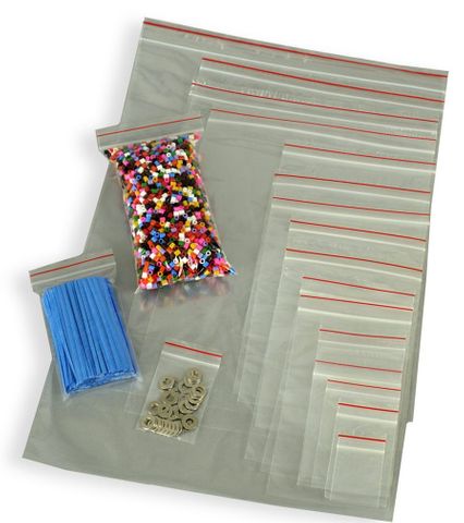 RESEAL BAG 100 X 180 50UM 4 X 7'' PACK OF 100 [10X100] [CTN 1000]