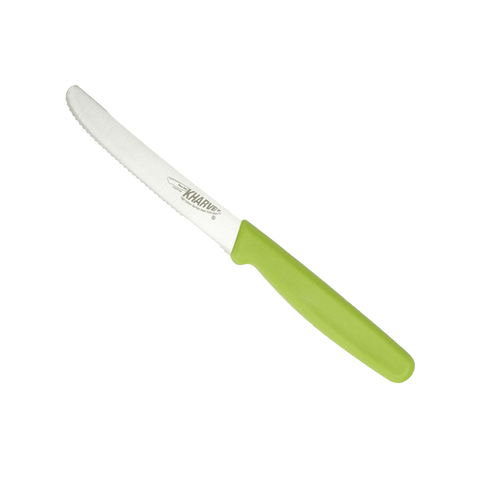 KH Kharve® Utility Knife Serrated green 10cm