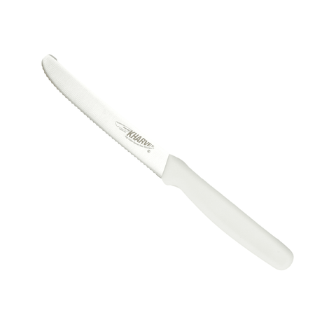 KH Kharve® Utility Knife Serrated White10cm