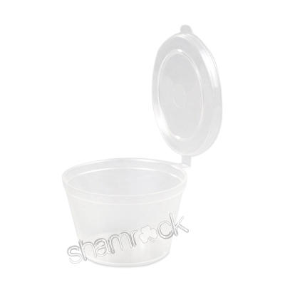 50ML SAUCE CUP W/HINGED LID 50/1000