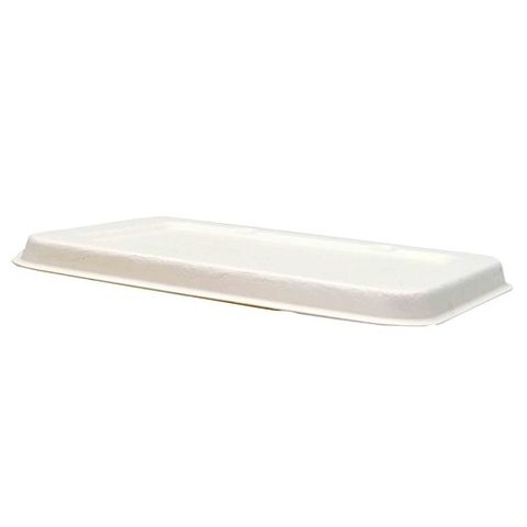 Sugarcane Rec Takeaway Lid, Pack of 125 [Ctn 500]