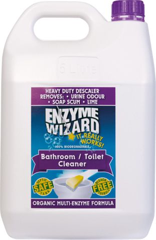 ENZYME WIZARD BATHROOM/ TOILET CLEANER  5LT RTU
