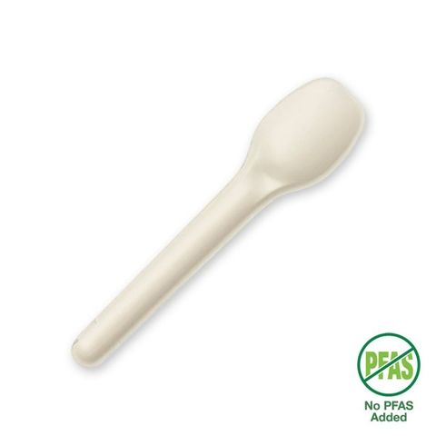 GELATO/TEA SPOON FIBRE, PACK OF 50 [CTN 3000]  B-CUT-110TS-W