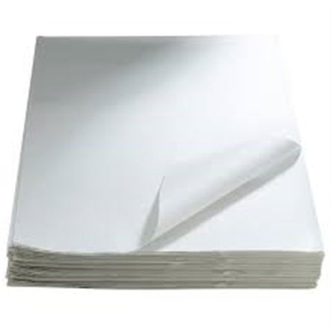 1/2 CUT WHITE GREASE PROOF PAPER 400 X 330