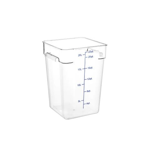 KH SQ STORAGE FOOD CONTAINER CLEAR 22.0LT PC