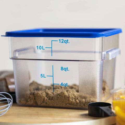 KH SQ STORAGE FOOD CONTAINER CLEAR 11.4LT PC