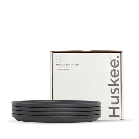 Saucer HuskeeOriginal 4-Pack Charcoal **[Order In Line]**