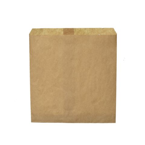 1 SQUARE BROWN PAPER BAG PACK OF 500 [SHAMROCK]