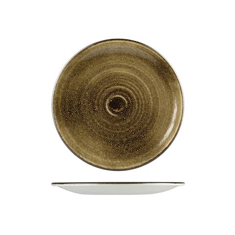 ARTISENSE ROUND COUPE PLATE GREY 230m