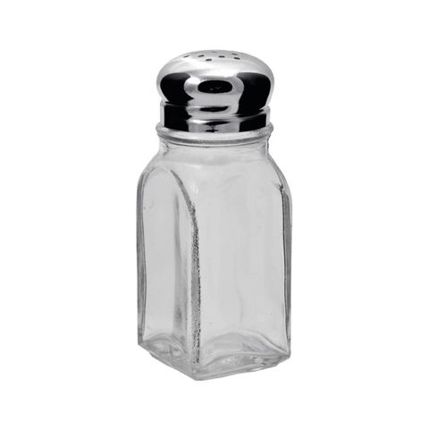 KH SALT & PEPPER SHAKER GLASS SQUIRE