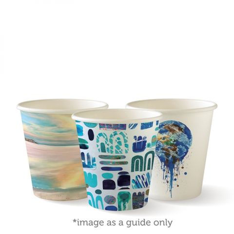 ** 90MM** BIOCUP ART SERIES 12OZ SINGLE WALL PACK 50 CTN 1000