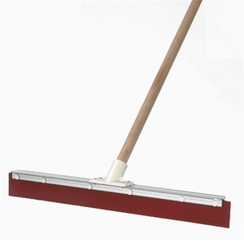 SQUEEGEE RED RUBBER ALUMINIUM HEAD + HANDLE 600MM