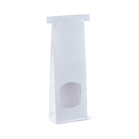 SOS WINDOW SMALL WHITE BAG 260 X 90 X 47 TIN TIE 500/CTN