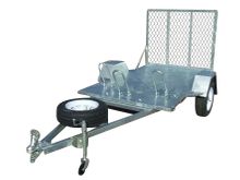 8x5 750kg Single Axle 3 Motorbikes