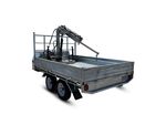 Flat Bed 10x7 Equipped with Crane