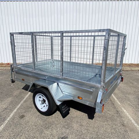 8x5 750kg SA Box with Cage Able Trailers | High quality trailers for ...