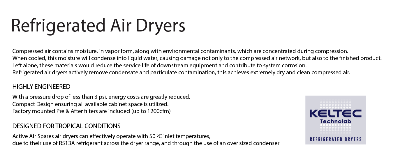 Refrigerated Air Dryers Active Air Spares