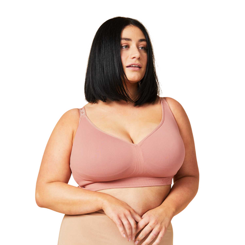 Cake Sugar Candy Wirefree Bralette - Rosewood