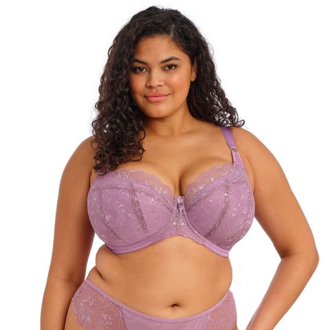 Elomi Brianna Padded Half Cup Bra - Heather
