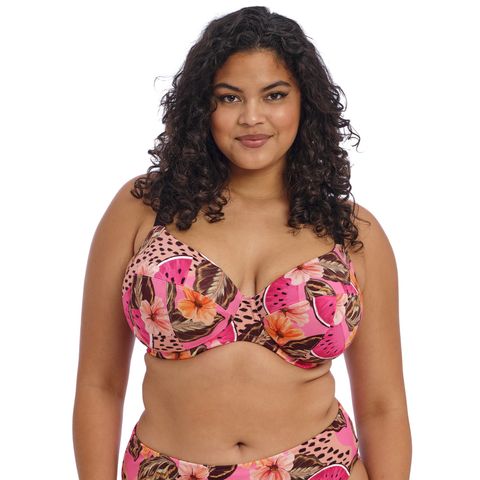 Elomi Swim Tropical Falls Plunge Bikini Top