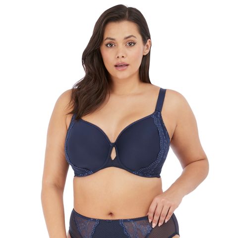 Elomi Charley Bandless Spacer Moulded Bra - Navy
