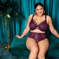 Elomi Kintai Plunge Bra - Blackberry