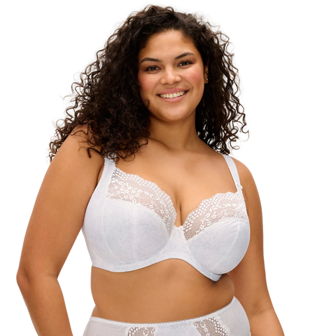 Elomi Lucie Plunge Bra - White