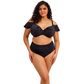Elomi Plain Sailing Plunge Bikini Top - Black