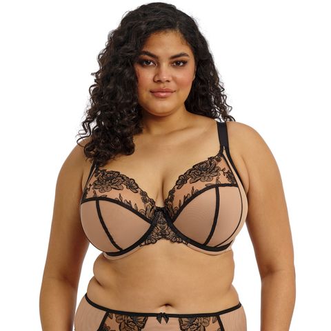 Elomi Teagan Plunge Bra - Cafe Au Lait