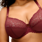 Elomi Tiernie Plunge Bra - Tibetan Red