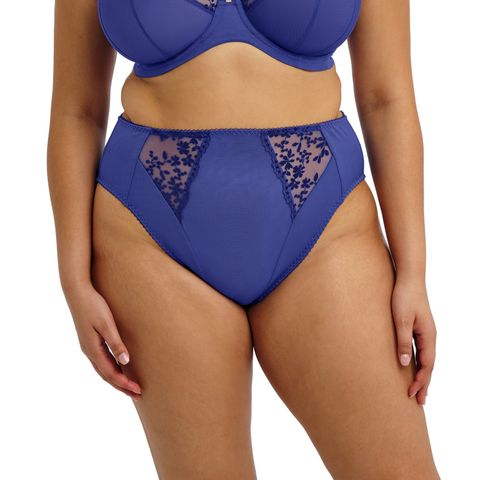 Elomi Zarla High Leg Brief - Sapphire