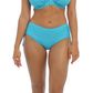 Fantasie Beach Waves Adjustable Leg Bikini Short - Bluebird