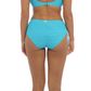 Fantasie Beach Waves Adjustable Leg Bikini Short - Bluebird