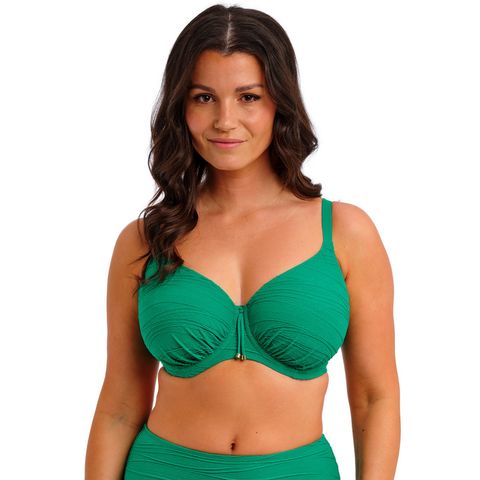 Fantasie Beach Waves Gathered Full Cup Bikini Top - Tourmaline