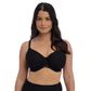 Fantasie Beach Waves Gathered Full Cup Bikini Top - Black