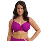 Fantasie Beach Waves Gathered Full Cup Bikini Top - Bright Fuchsia