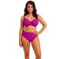 Fantasie Beach Waves Gathered Full Cup Bikini Top - Bright Fuchsia