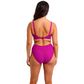 Fantasie Beach Waves Gathered Full Cup Bikini Top - Bright Fuchsia