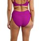 Fantasie Beach Waves High Waist Bikini Brief - Bright Fuchsia