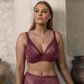 Fantasie Fusion Lace Padded Plunge Bra - Rosewood