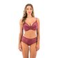 Fantasie Fusion Lace Padded Plunge Bra - Rosewood