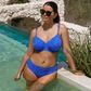 Fantasie Punta Mita Gathered Full Cup Bikini Top - Sapphire