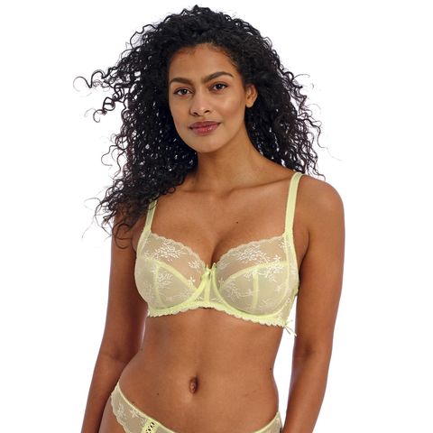 Freya Offbeat Decadence Side Support Bra - Key Lime