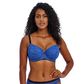 Freya Offbeat Padded Half Cup Bra - Dazzling Blue