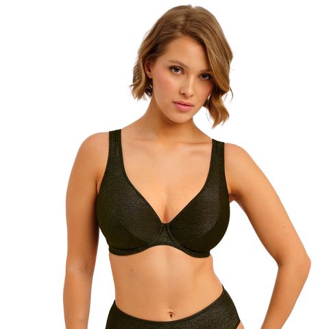 Freya Arizona Wave High Apex Plunge Bikini Top - Nebula