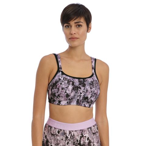 Buy Active Mauve Animal Print High Support Sports Bra 40D | Bras | Argos