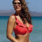 Freya Jewel Cove High Apex Bikini Top - Plain Sunset