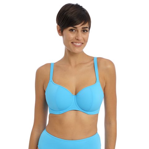 Freya Jewel Cove Sweetheart Bikini - Plain Turquoise