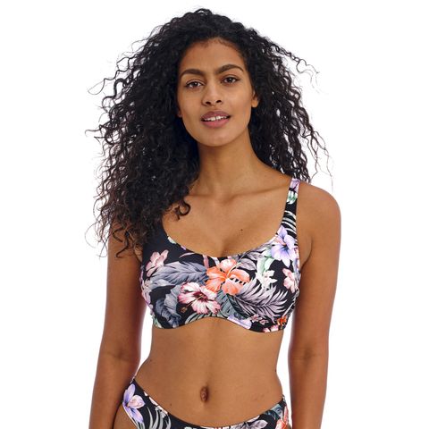 Colour Crush Concealed Underwire Bralette Swim Top